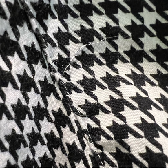 Puff sleeve houndstooth button up shirt - Picture 10 of 10